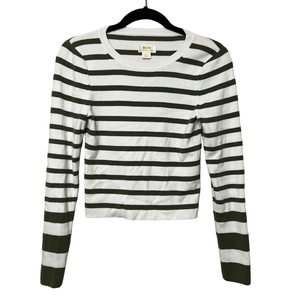 Maeve Anthropologie Striped Longsleeve Sweater Size S